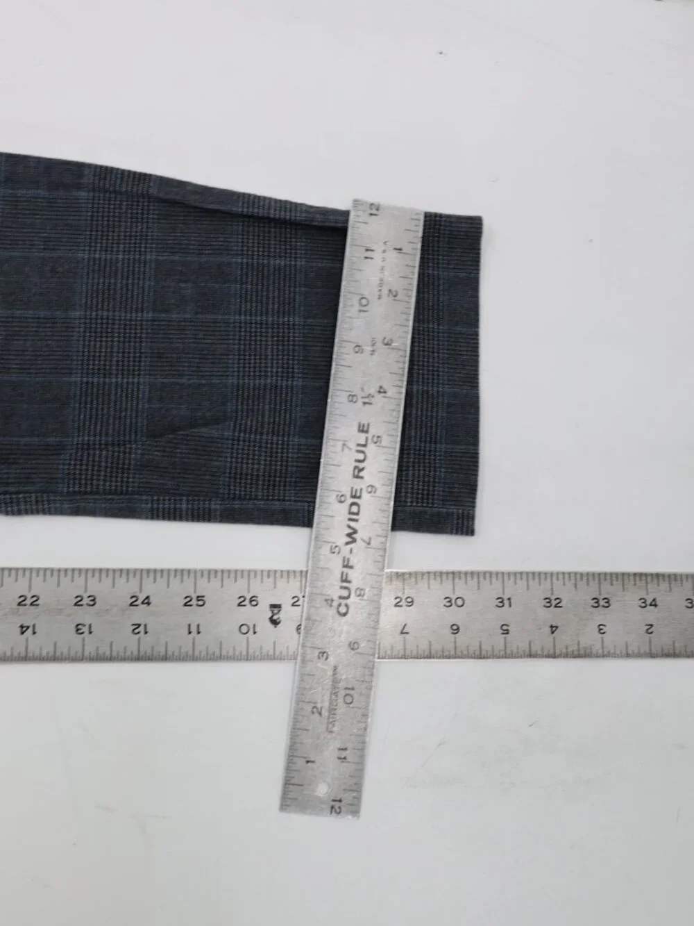 J Crew Pants Mens 29 Ludlow Cotton Flat Front Plaid Trouser Glen Plaid